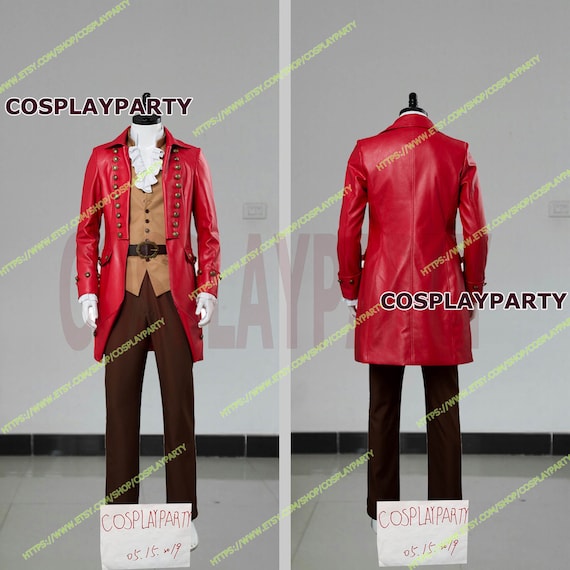 Handmade Size Beauty and the Beast Gaston Cosplay Costume - Etsy ...