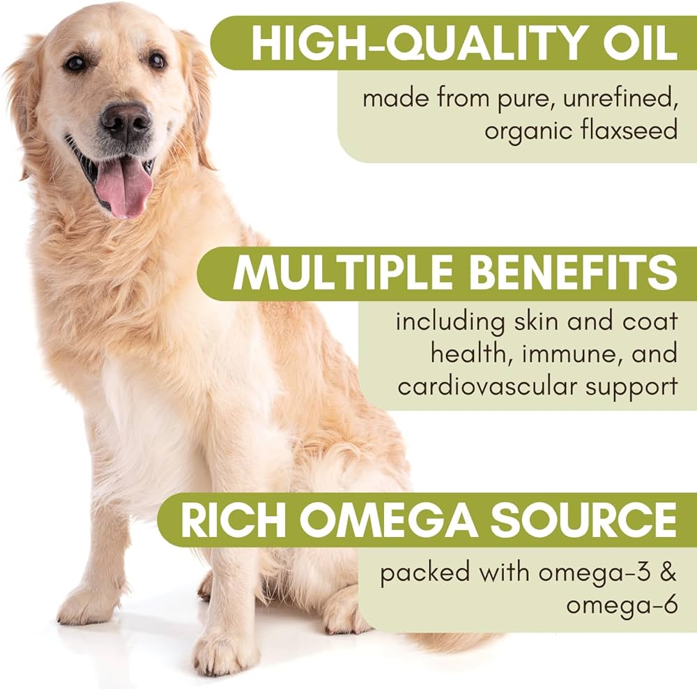 Amazon.com: Wholistic Pet Organics Aceite de linaza: Aceite de ...