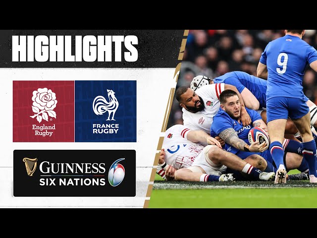 HIGHLIGHTS | 󠁧󠁢󠁥󠁮󠁧󠁿 England v France | 2023 Guinness Six ...