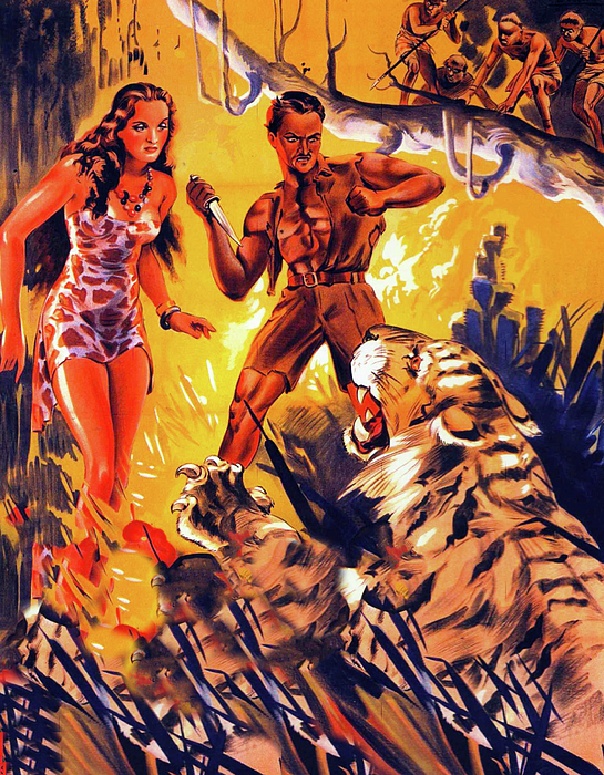 Booloo'', 1938, movie poster base painting Jigsaw Puzzle by Stars ...