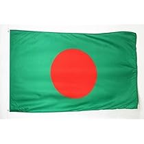 Amazon.com : AZ FLAG - Bangladesh Flag - 3x5 Ft - 100D Polyester ...