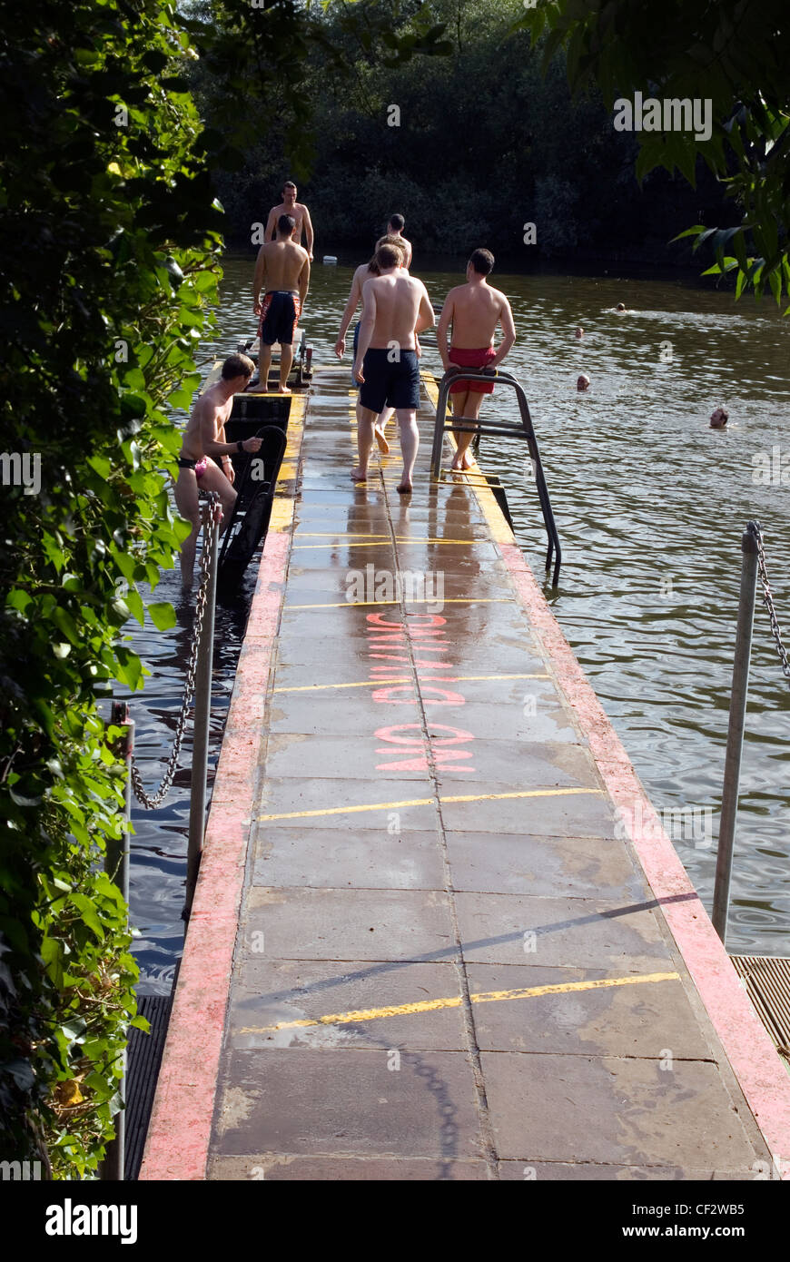 Men's swimmimg pond in Highgate. There are two single-sex ponds ...