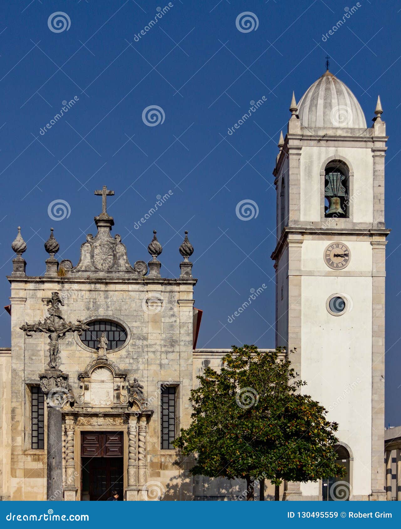 Ingreja De Sao Joao Evangelista De Aveiro Stock Image - Image of ...