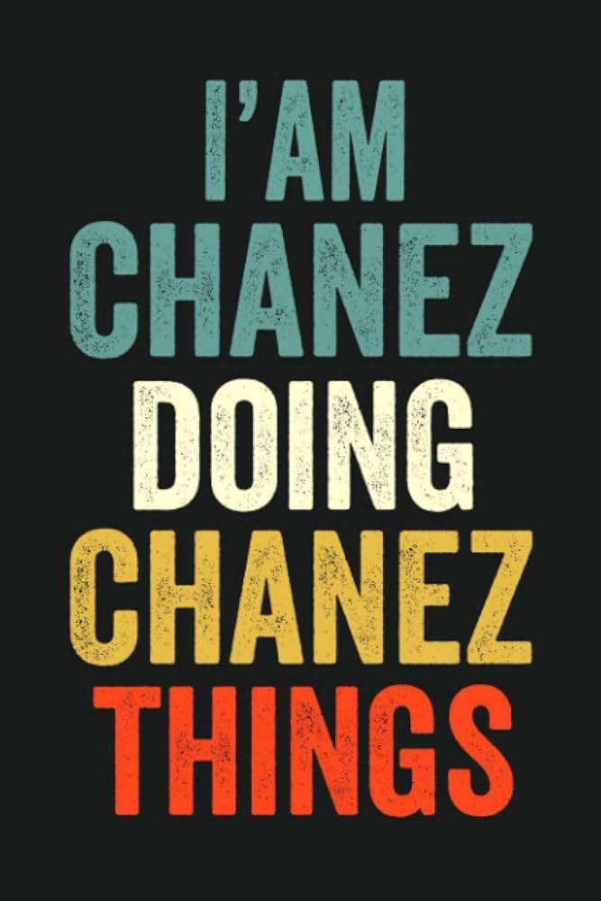 Amazon.com: I'am Chanez Doing Chanez Things: Lined Notebook ...