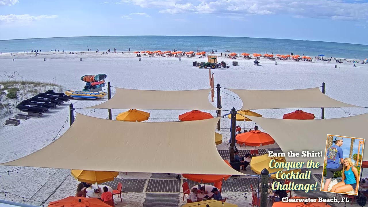 Frenchy's Clearwater Beach Cam - YouTube