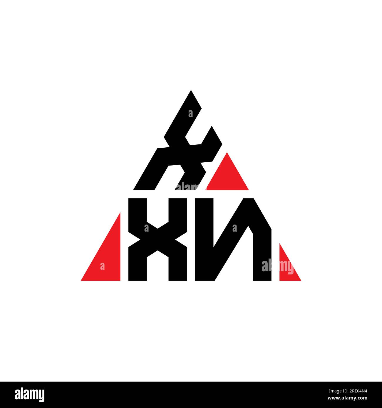 XXN triangle letter logo design with triangle shape. XXN triangle ...