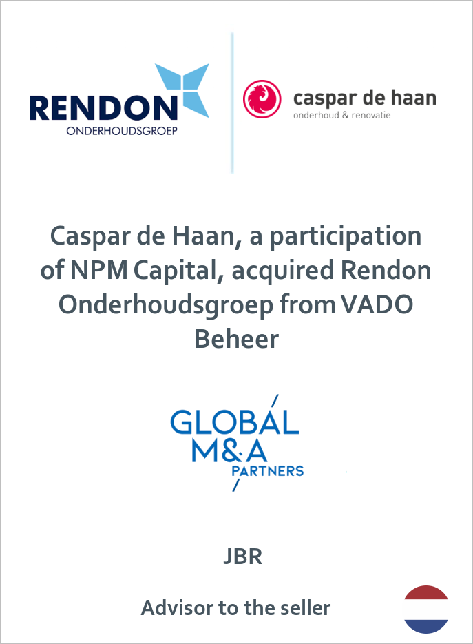 Caspar de Haan has acquired Rendon Onderhoudsgroep