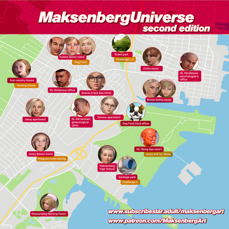 Slushe - Galleries - Maksenberg Universe. Second edition