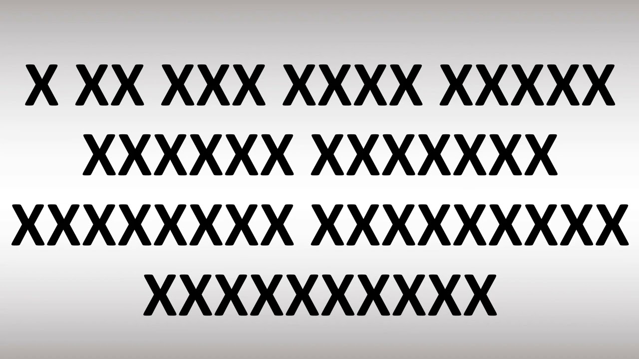 HOW TO PRONOUNCE X XX XXX XXXX XXXXX XXXXXX XXXXXXX XXXXXXXX ...