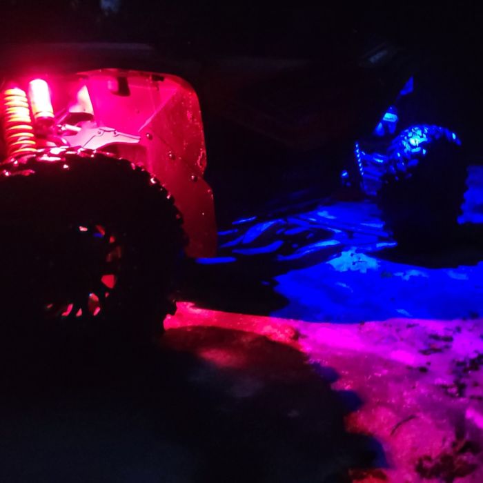 Side-by-Side SXS Color Changing LED Rock Light Kit