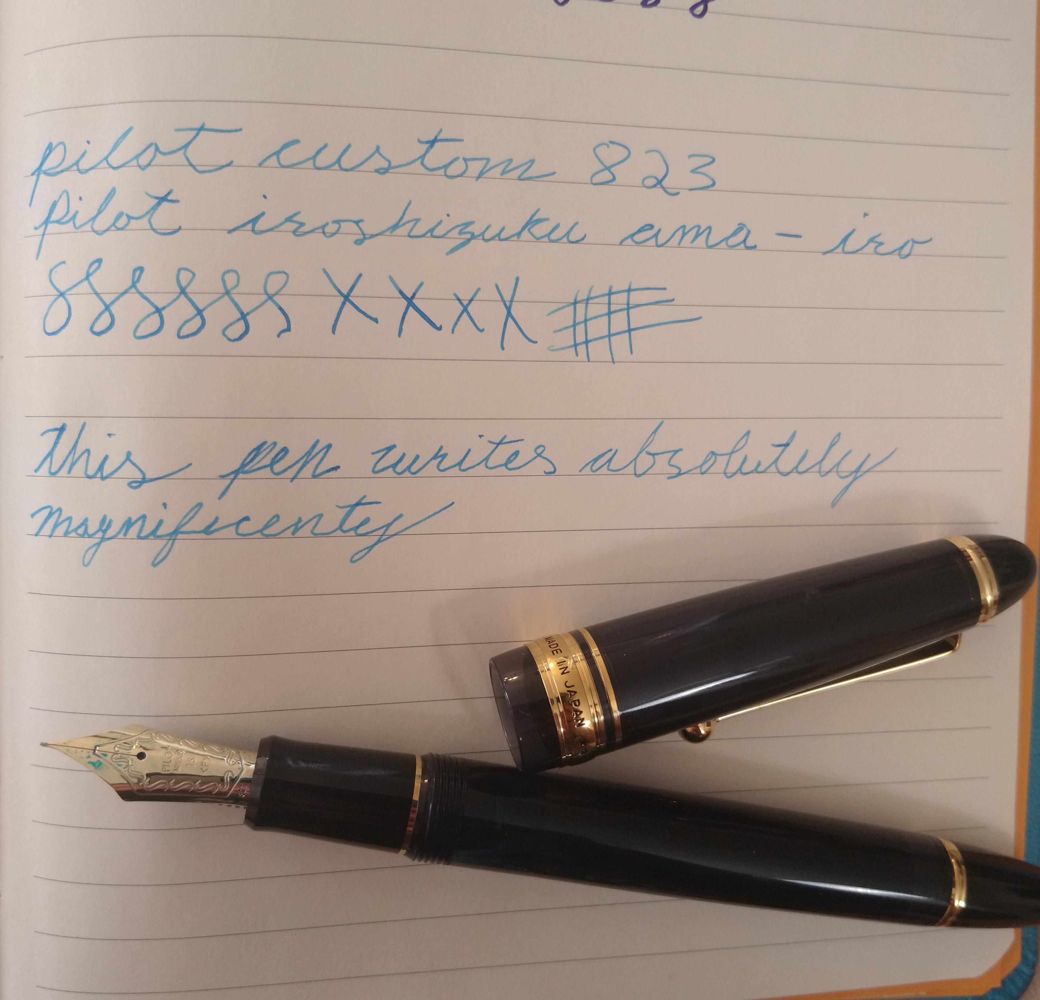 It might be the last pen I buy... Pilot Custom 823 : r/fountainpens