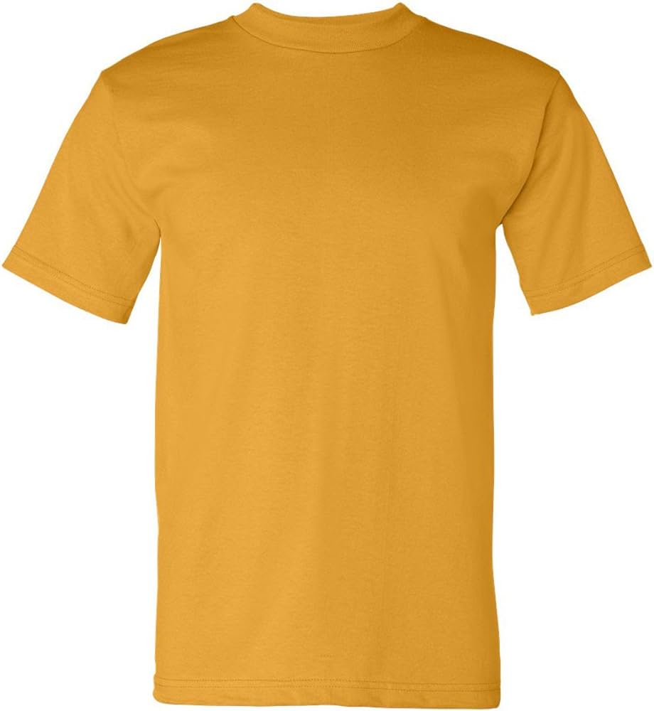 Bayside USA-Made Short Sleeve T-Shirt, Gold, XXXX ... - Amazon.com