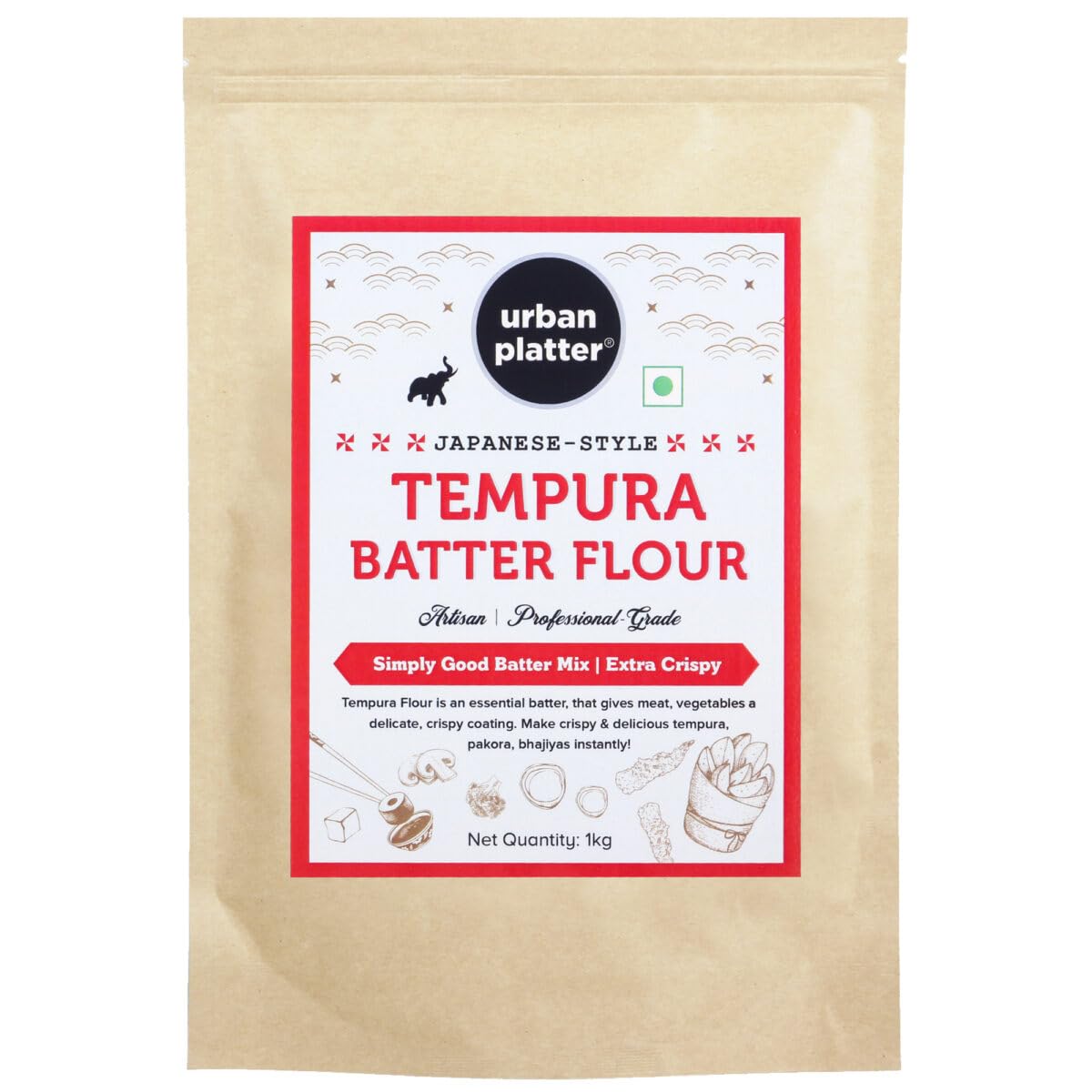 Amazon.com : Urban Platter Tempura Batter Mix, 1kg / 35.3oz [All ...