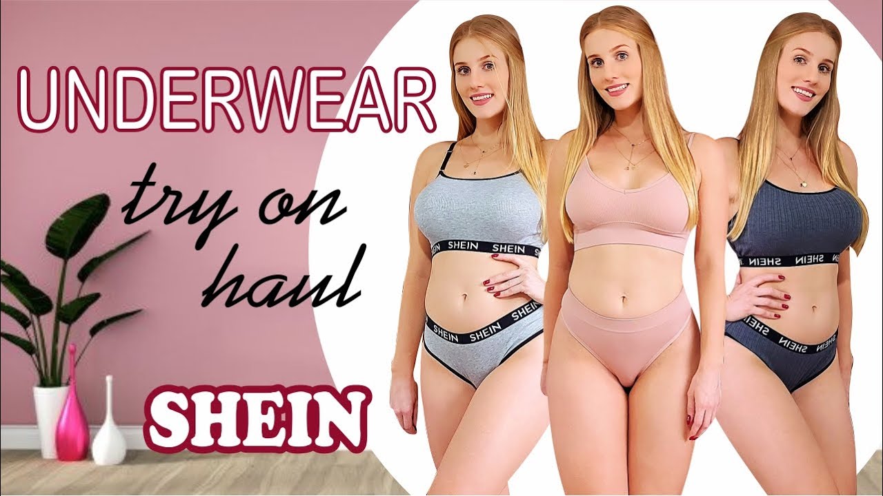 UNDERWEAR TRY ON HAUL - Under $8 | SHEIN lingerie haul 2021 ...
