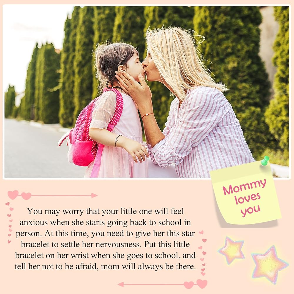 Amazon.com: Back to School Bracelet Mommy and Me First Day of ...