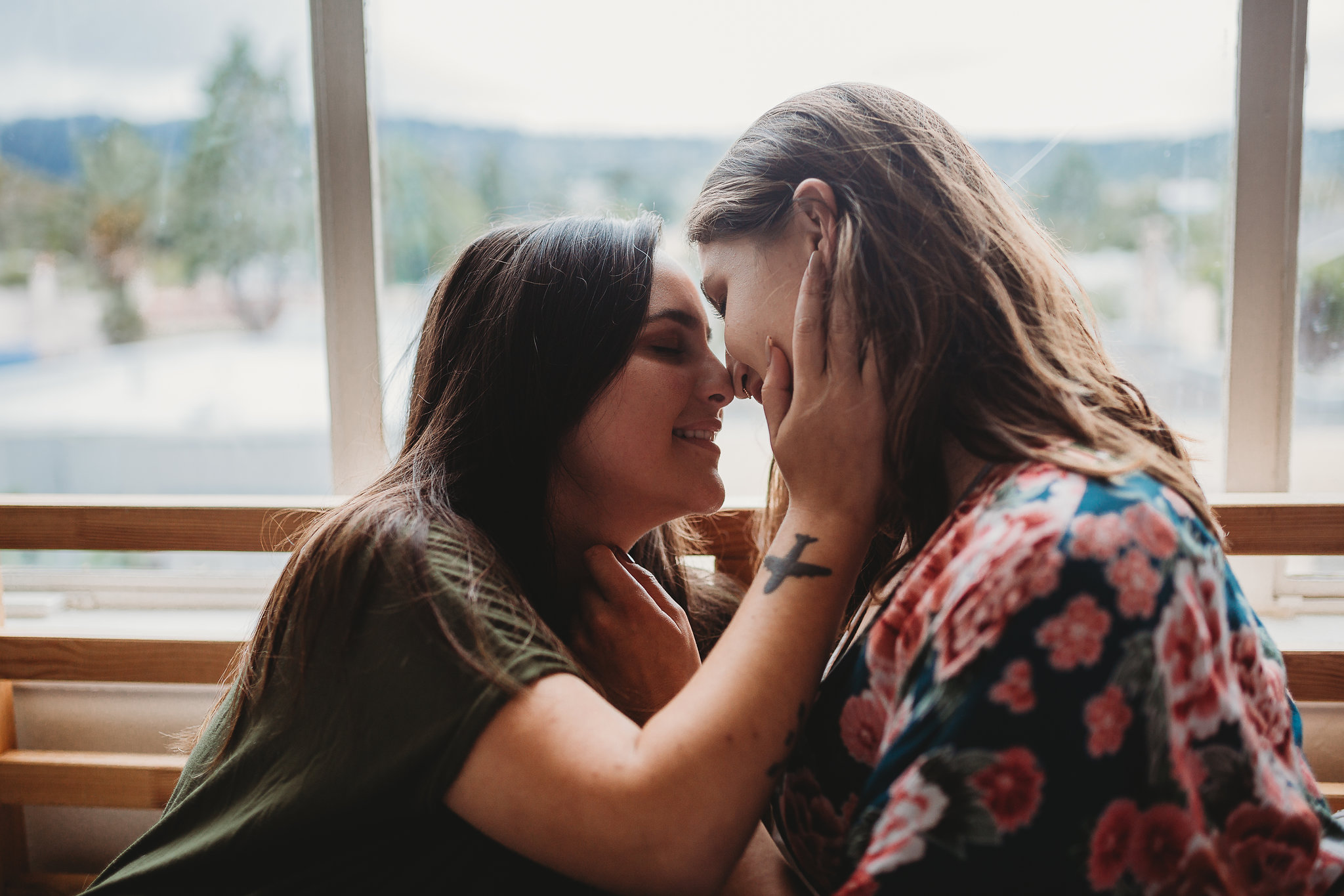 Emmalaine & Maddie - Dancing With Her - At Home-Engagement Shoot