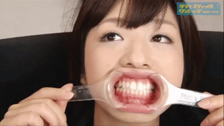 Oral and Teeth fetish of Japanese kawaii girl WAKABA-chan - Super ...