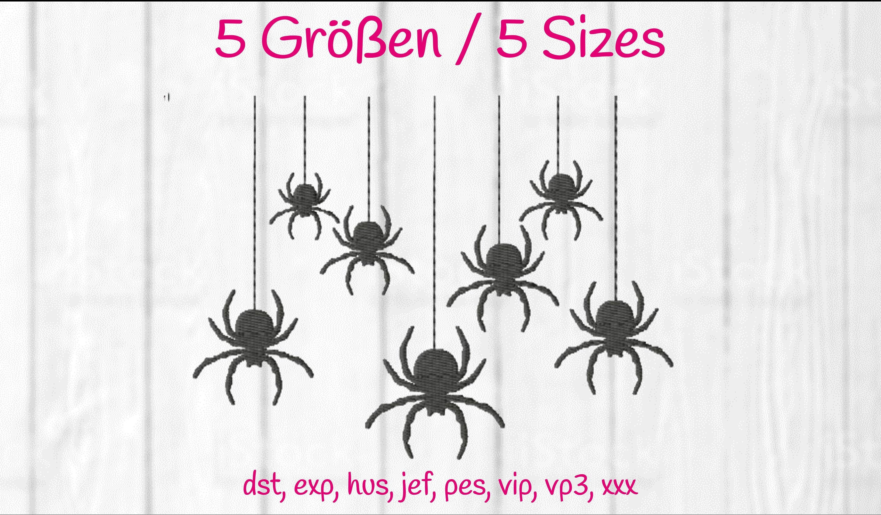 Spider Embroidery Design Trendy Halloween Embroidery Designs - Etsy