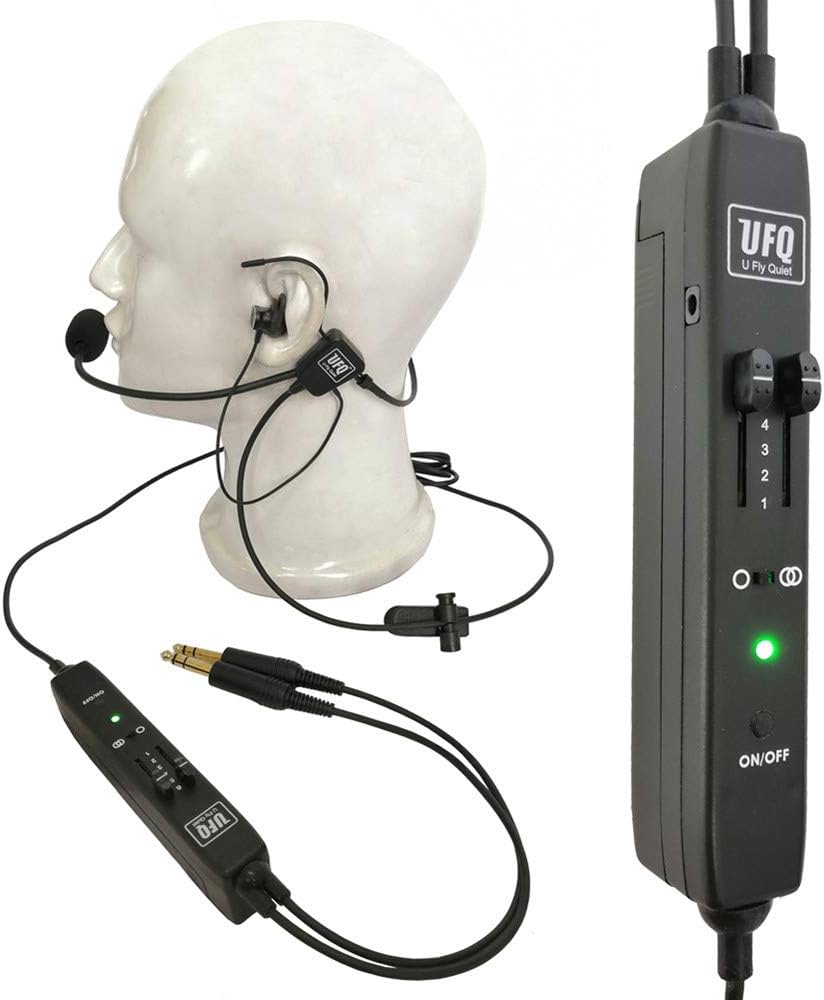 Amazon.com: UFQ ANR L2 Hi-Lite in Ear Aviation Headset-Compare to ...