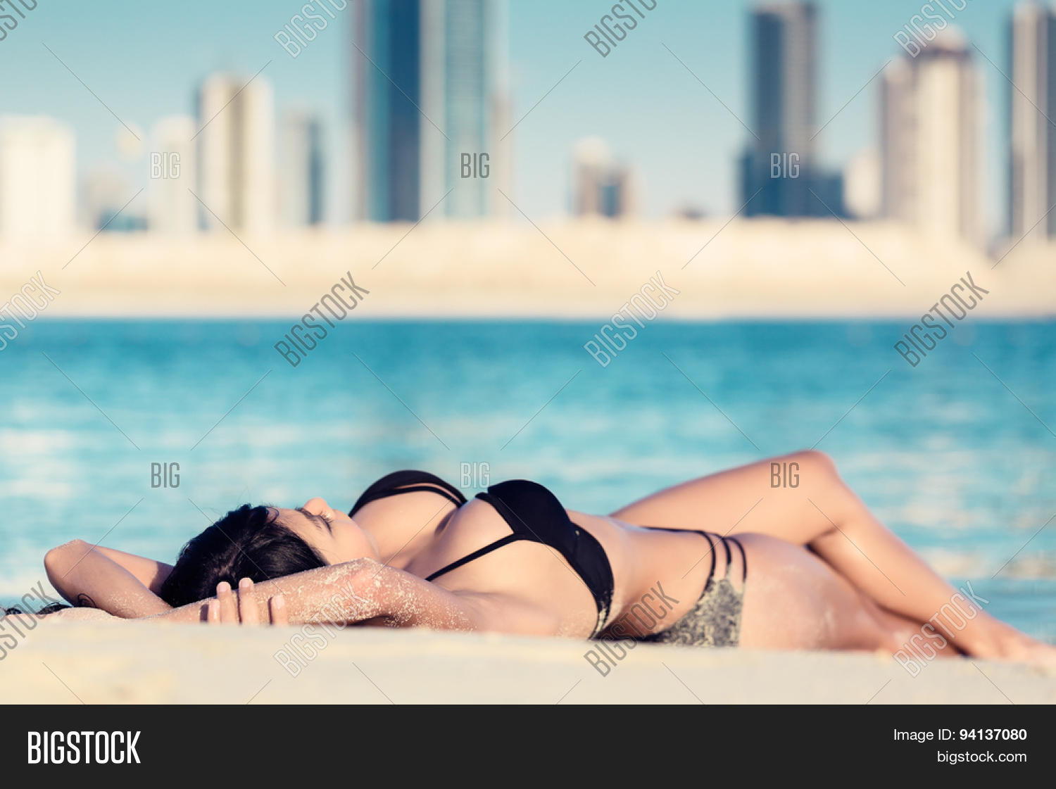 Sexy Woman Lying On Al Image & Photo (Free Trial) | Bigstock