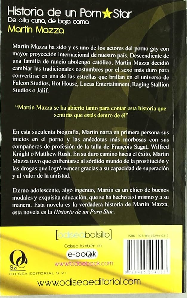 Amazon.com: Historia de un Porn Star: Biografía de Martin Mazza ...