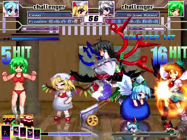 MUGEN: 4v4 Touhou vore battle - ThisVid.com