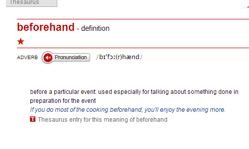 The Difference Between 'Before' and 'Beforehand'. | Difference Between