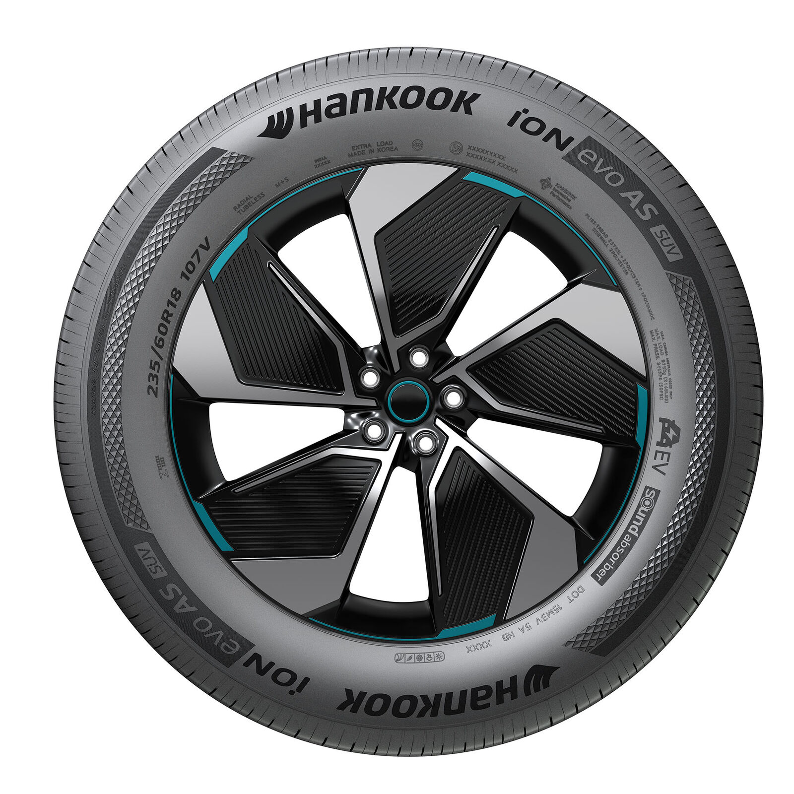 1 New Hankook Ion Evo As Suv Ih01a - 255/45r19 Tires 2554519 255 ...