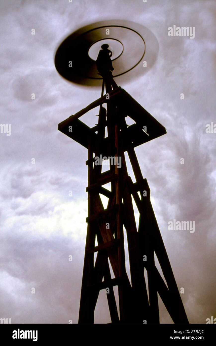 Windmill spooky eerie hi-res stock photography and images - Alamy