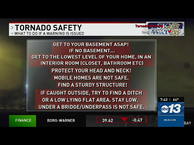 WLOS Tornado Coverage l 10/10/2020 - YouTube