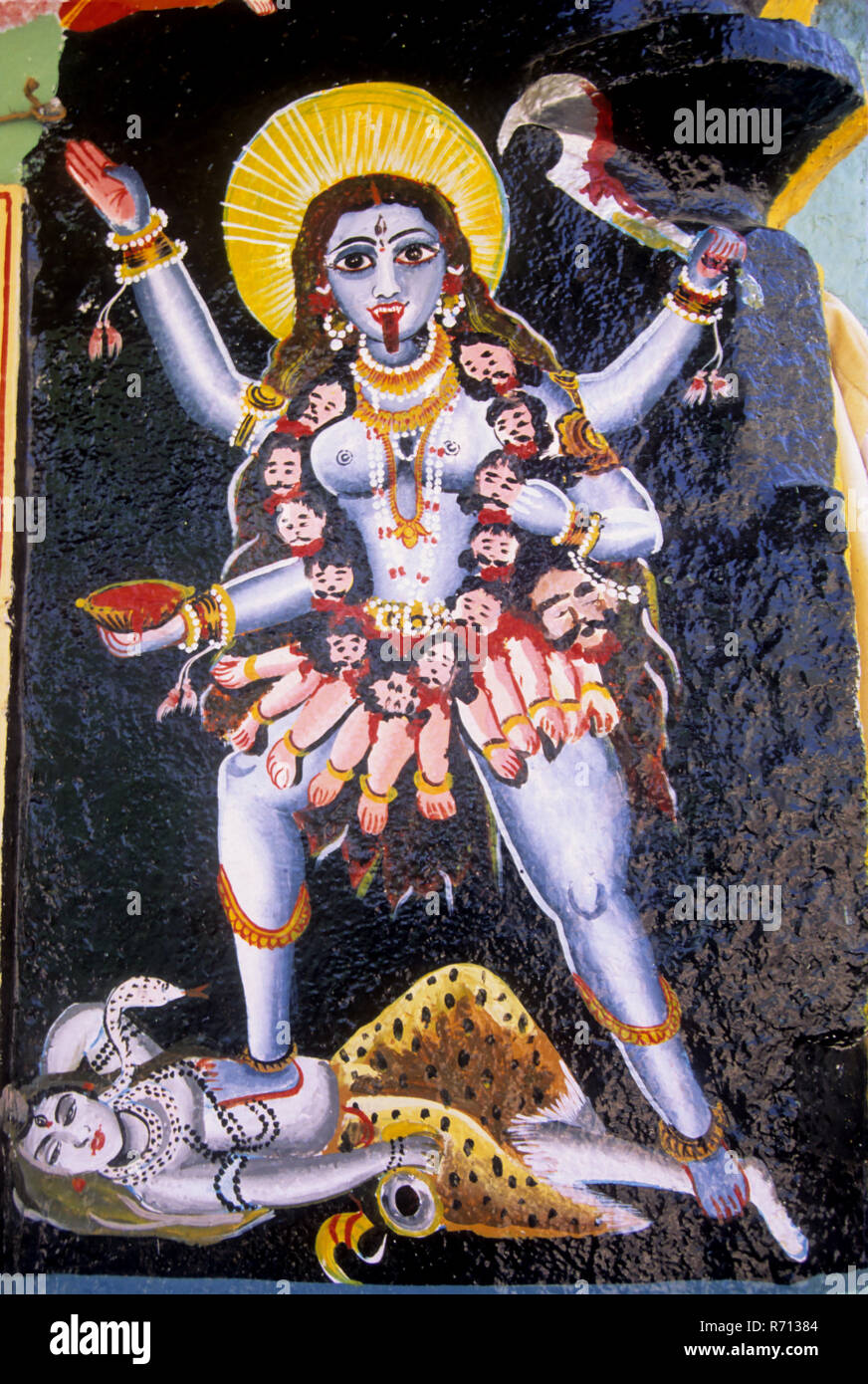 Goddess kali painting hi-res stock photography and images - Alamy