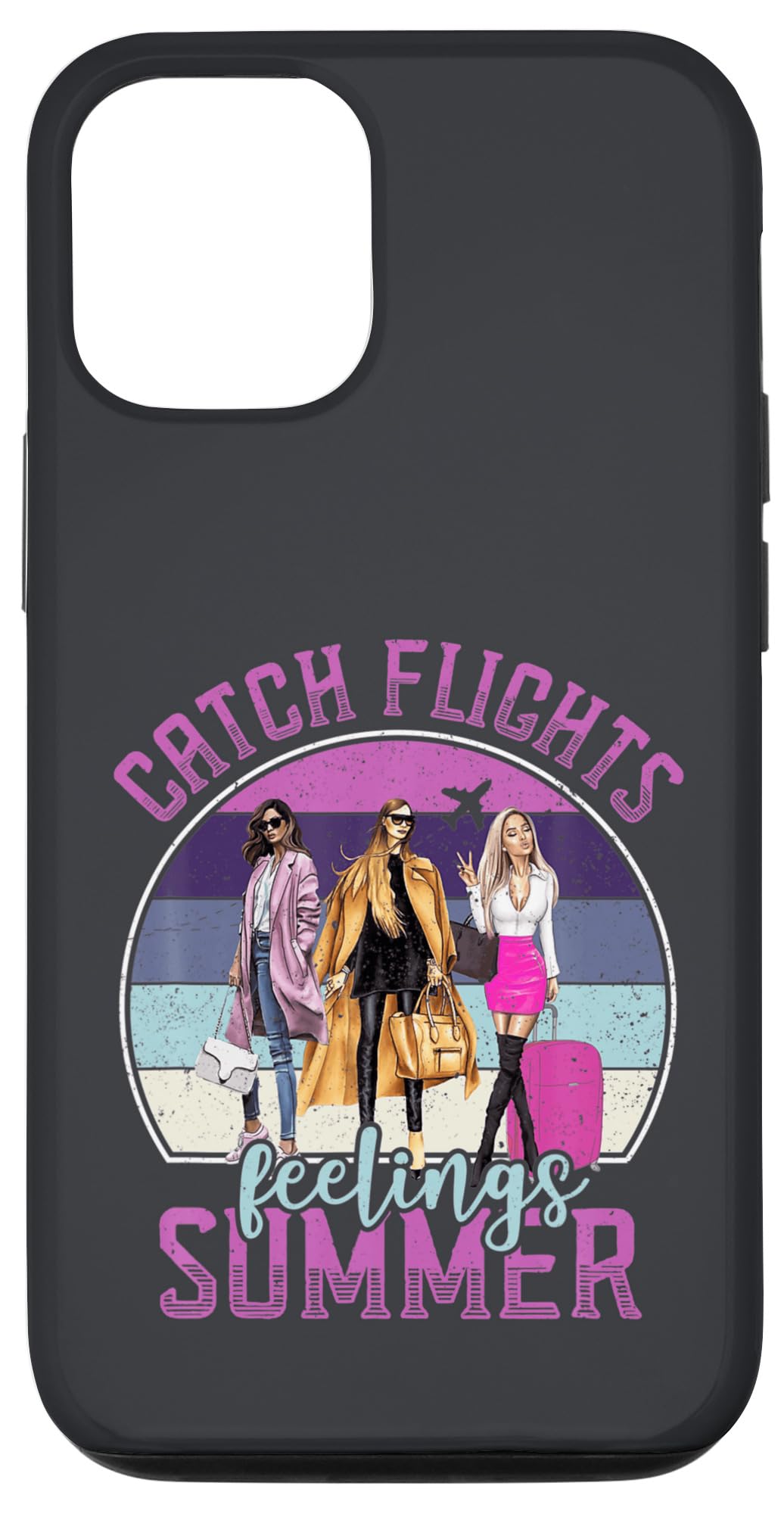 Amazon.com: iPhone 14 Catch Flights Retro Traveling Vacation ...