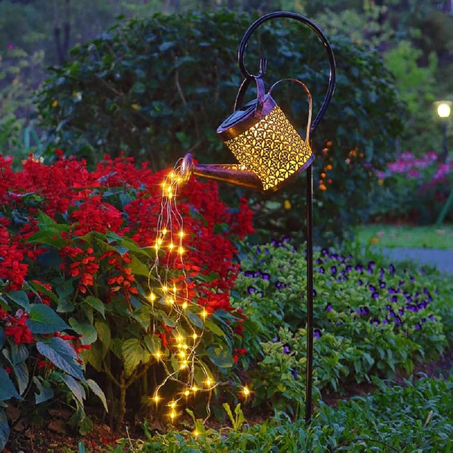 XH Star Shower Garden Lights ,Solar Watering Can Lights ...