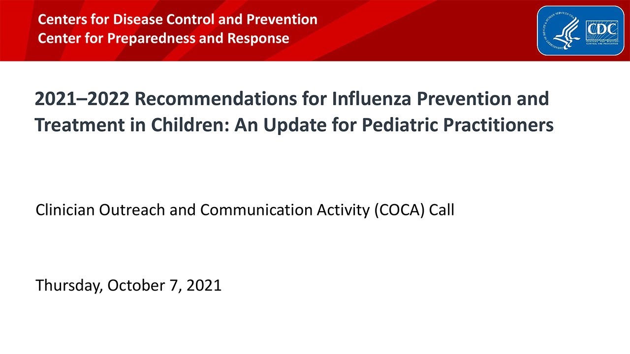 2021–2022 Recommendations for Flu Prevention and Treatment in ...