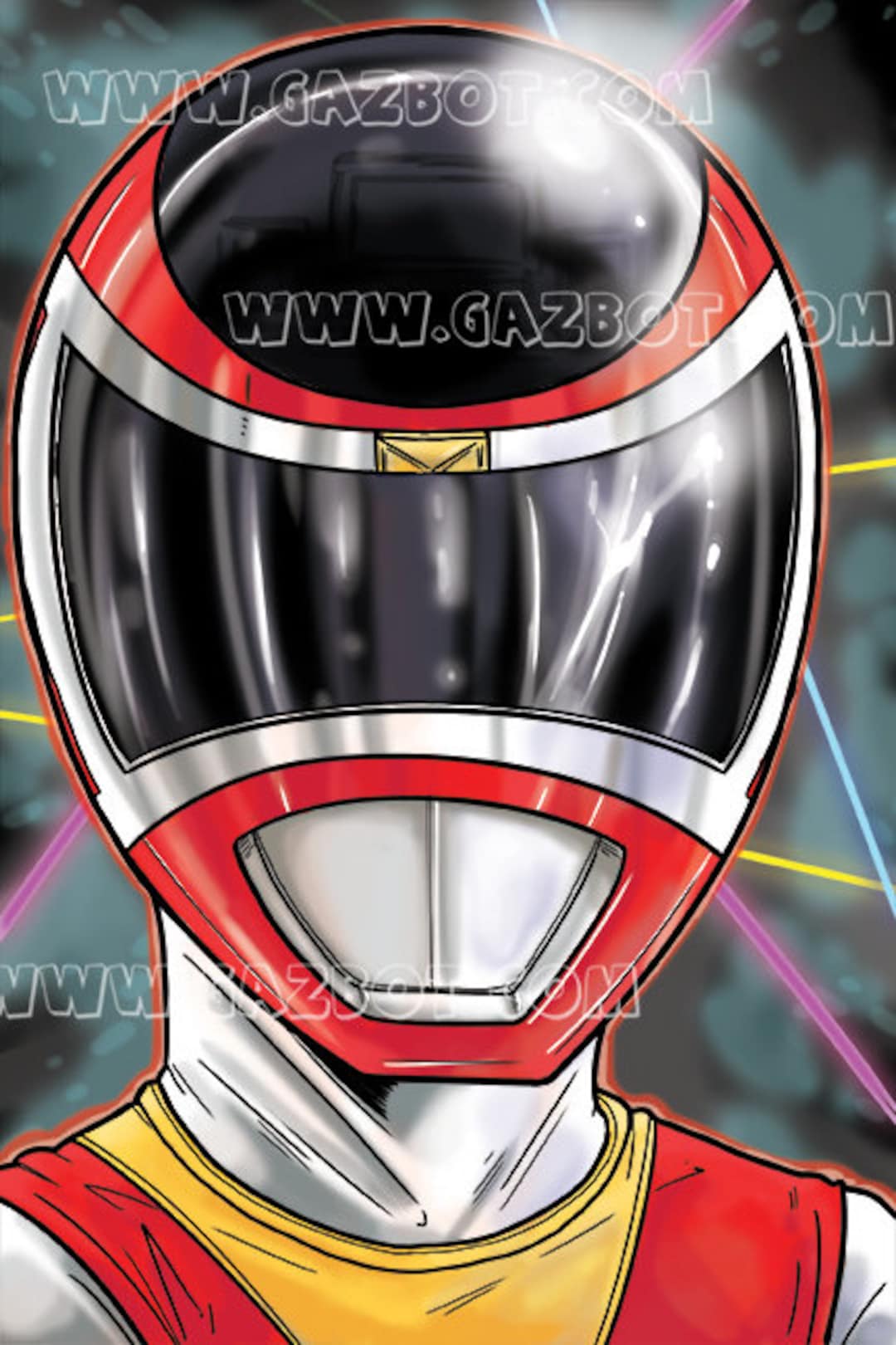 Power Rangers: in Space Red Ranger - Etsy Hong Kong