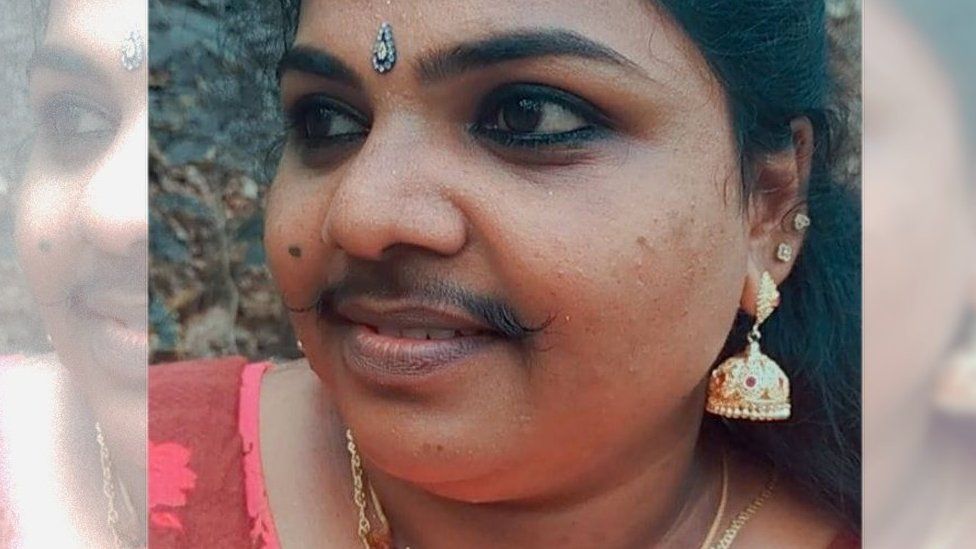 Kerala: Meet the Indian woman who flaunts her moustache - BBC News