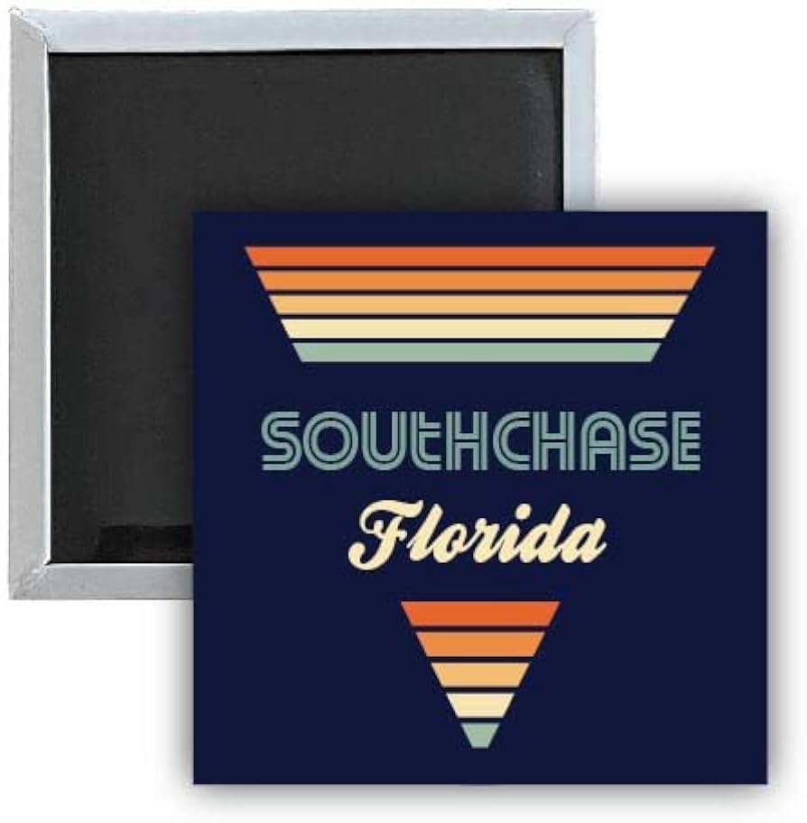 Amazon.com: Southchase Florida 2.5 x 2.5-Inch Fridge Magnet Retro ...