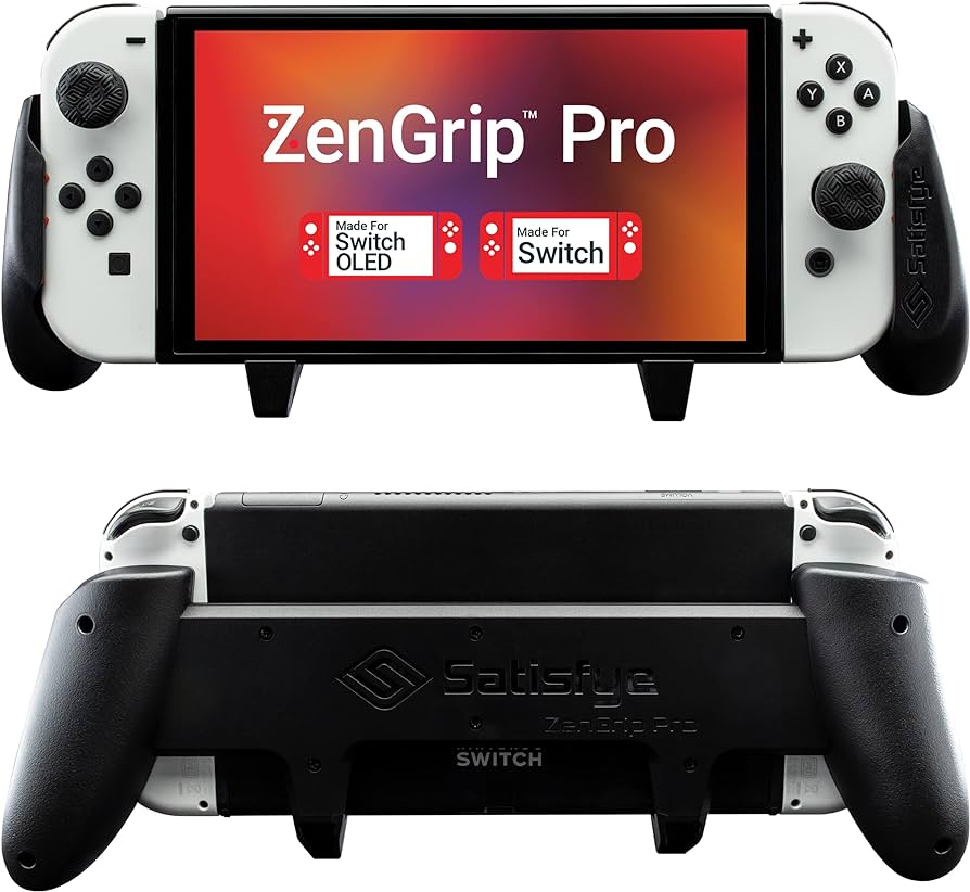 Amazon.com: Satisfye - ZenGrip Pro Gen 3 OLED, a Switch Grip ...