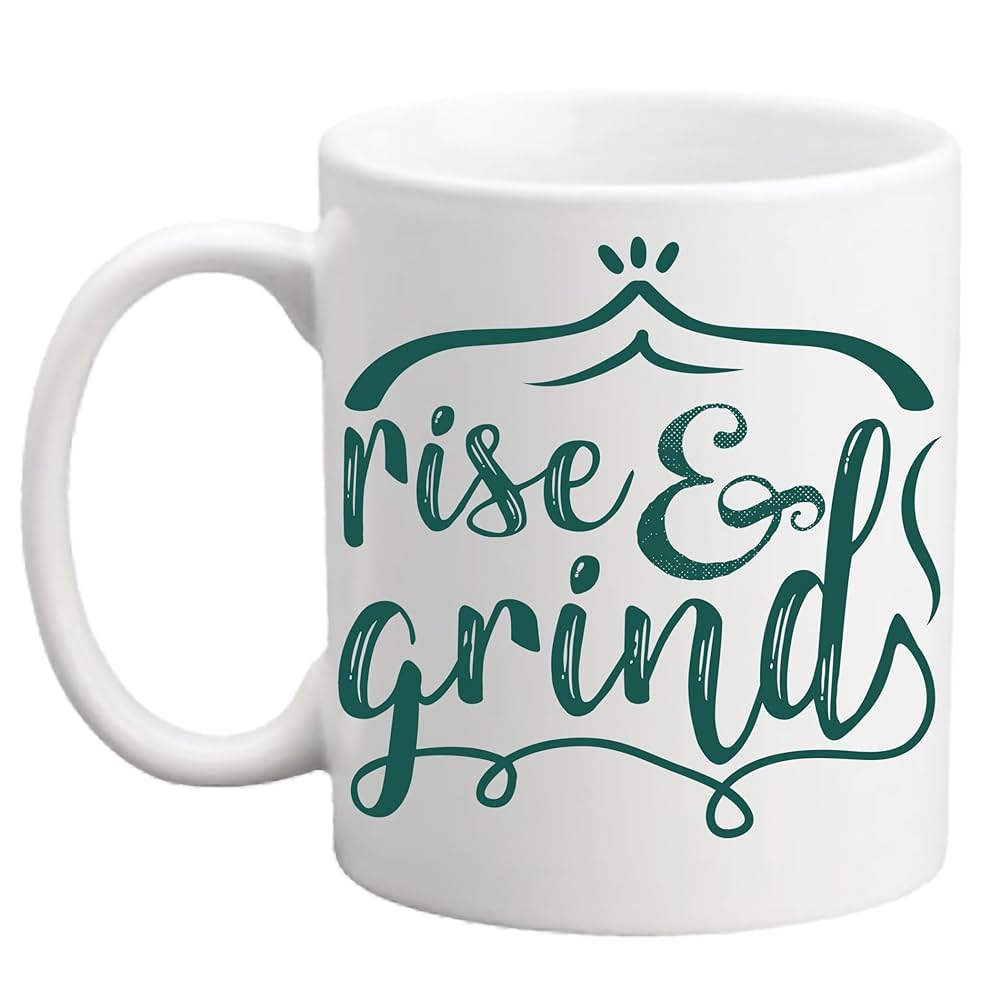 Amazon.com: Rise And Grind Motivational Inspirational Sarcastic ...