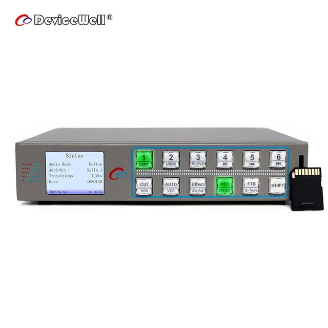 Devicewell Hds7103 All Sixe Videos Sdi Video Mixer Switcher ...
