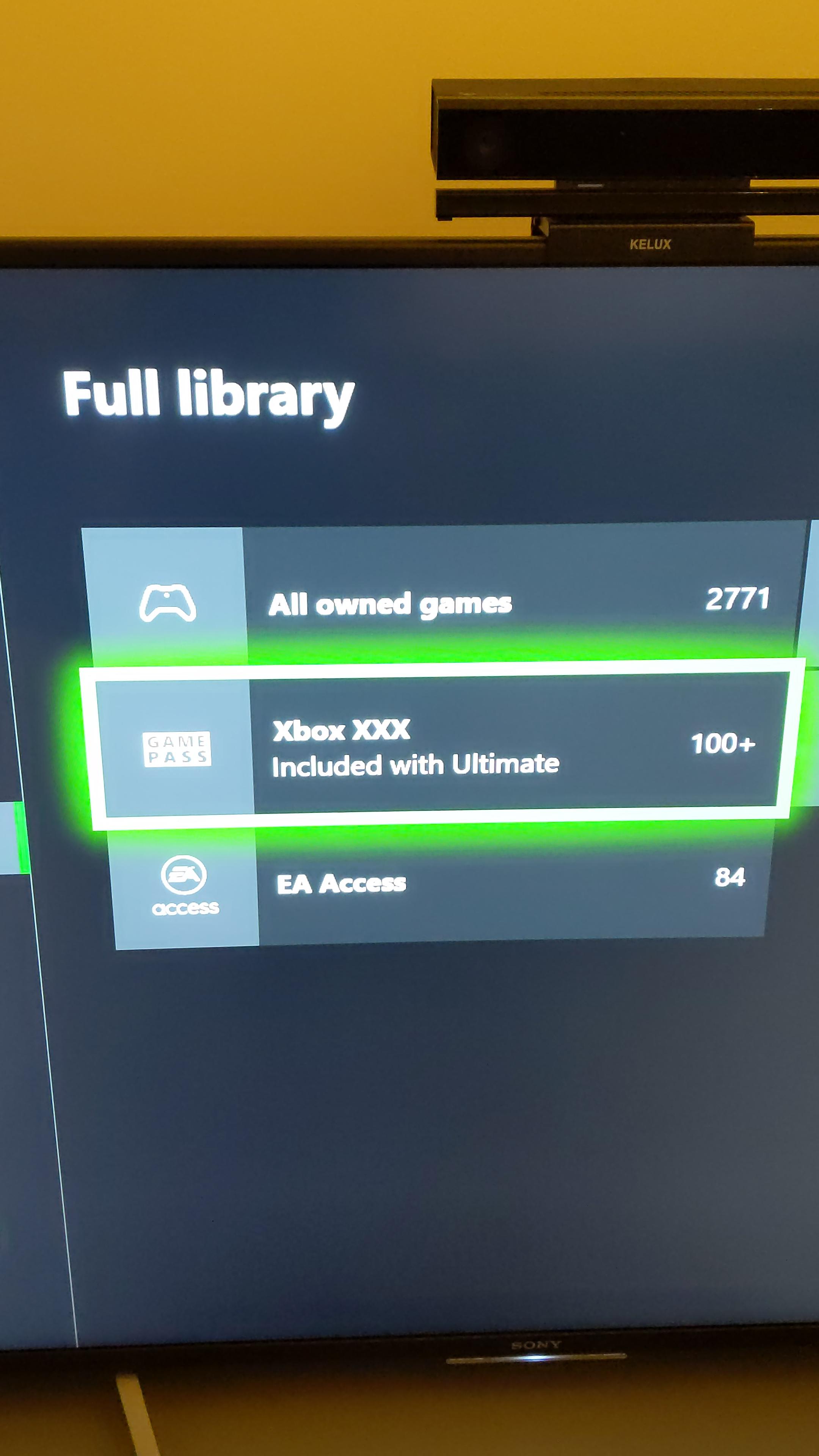 Game pass is 'XBox XXX' in latest skip-ahead update lol : r/xbox