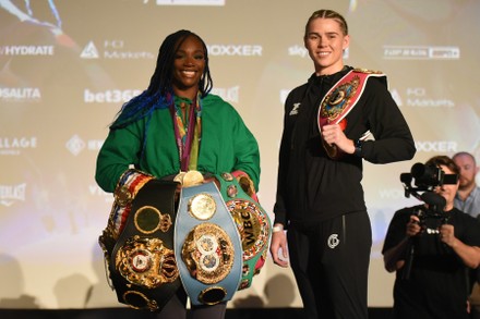 Claressa Shields During Press Conference Genesis Editorial Stock ...