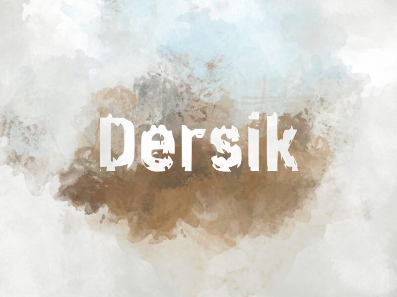 Dersik font