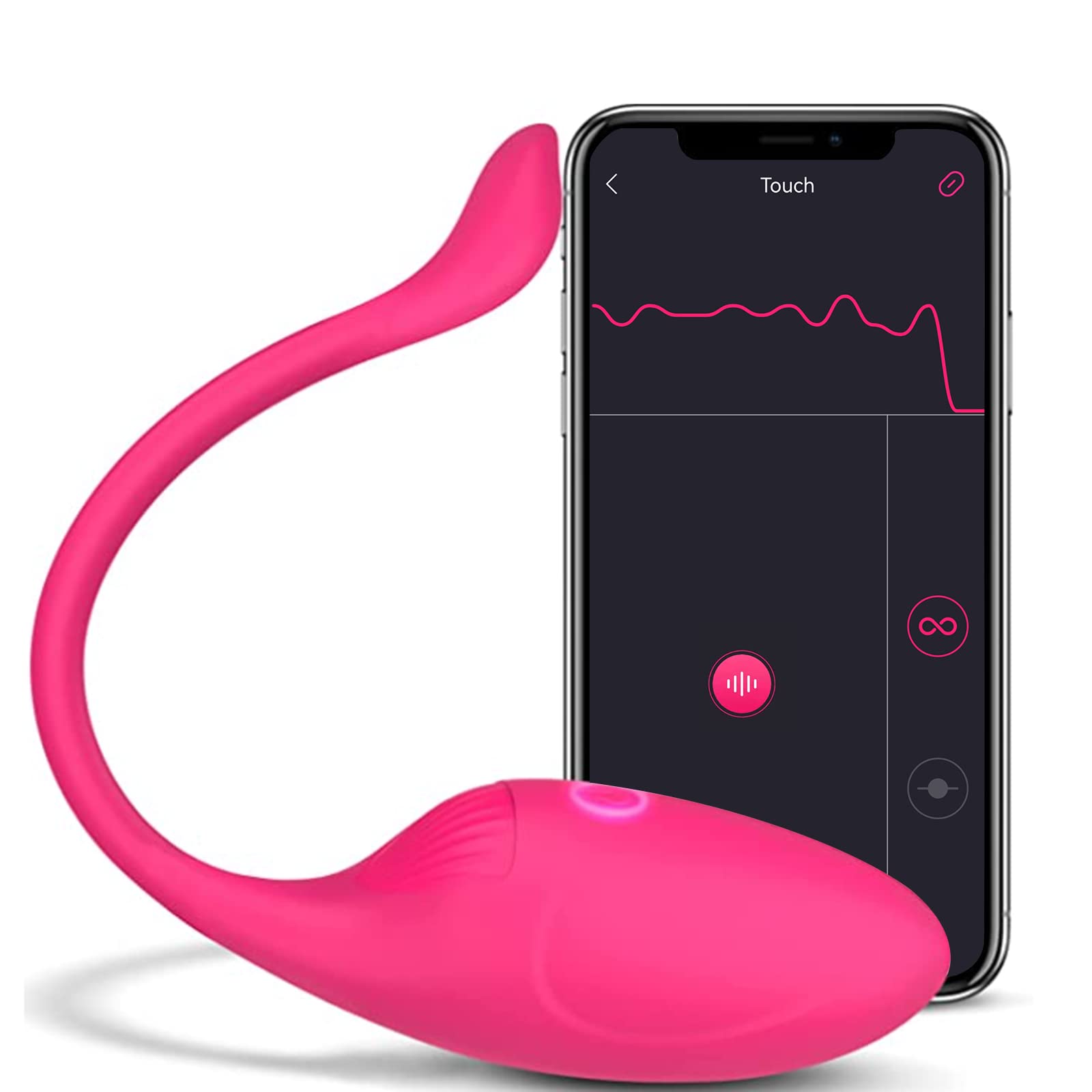 Amazon.com: APP Remote Control Vibrator, Pink Fun Rechargerable ...