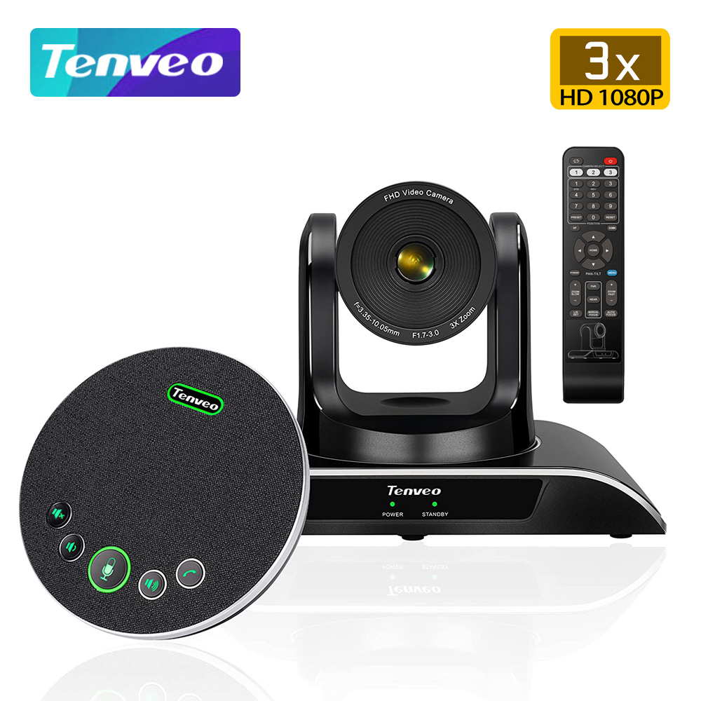 Tenveo Video Conference System 3X PTZ Camera Conference Room ...