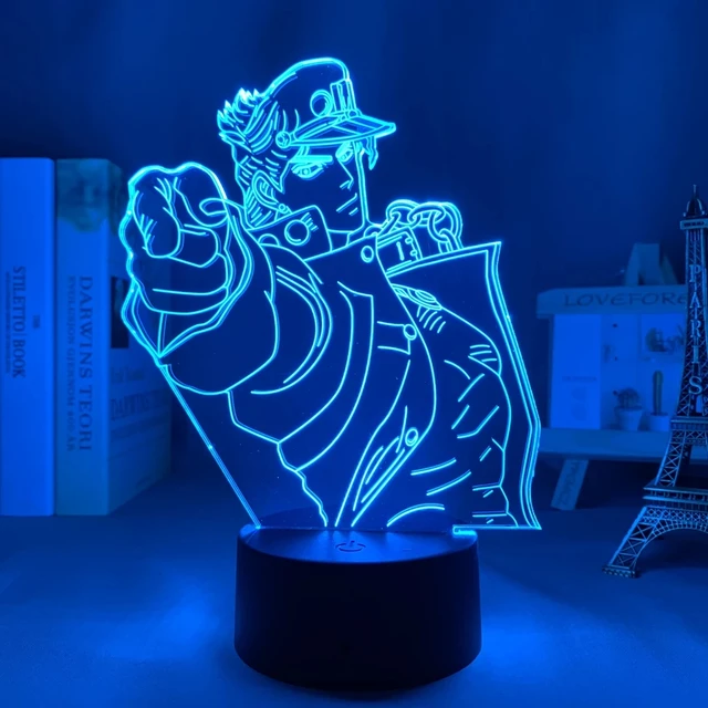 3d Light Anime Jojo Bizarre Adventure Jotaro Kujo For Bedroom ...