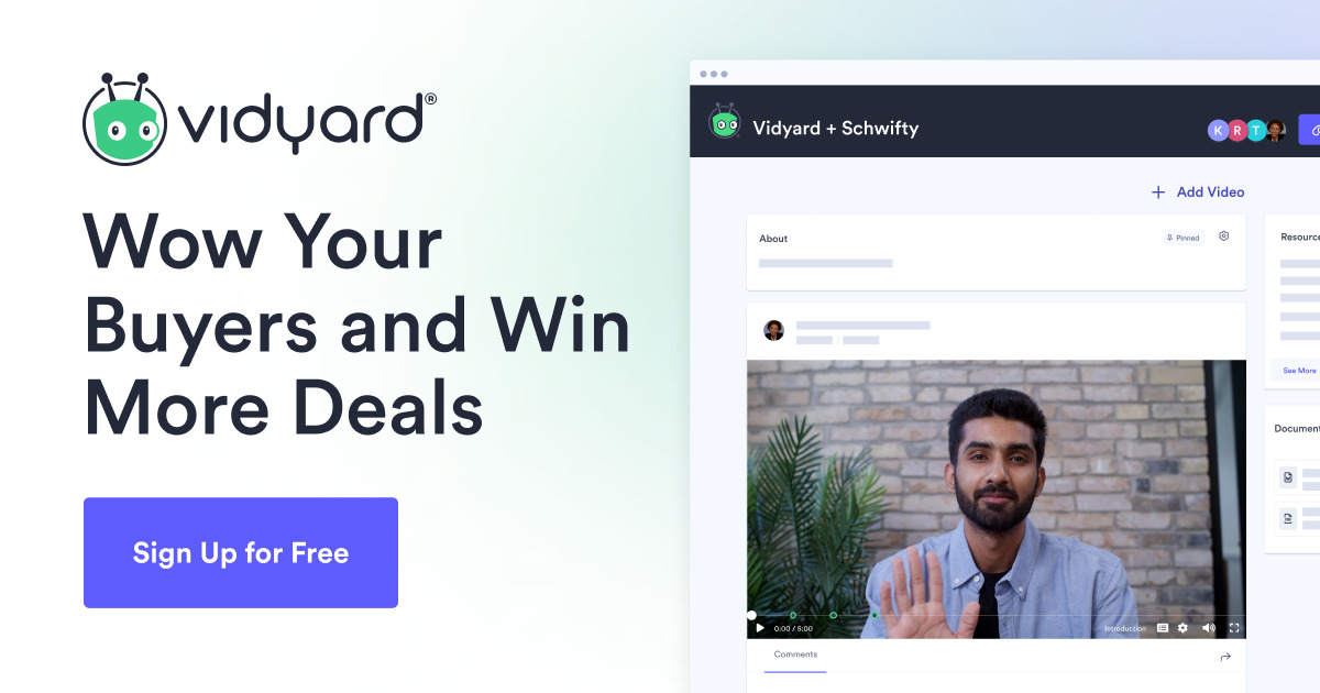 Vidyard - Video Tools for Virtual Sales and Marketing Teams