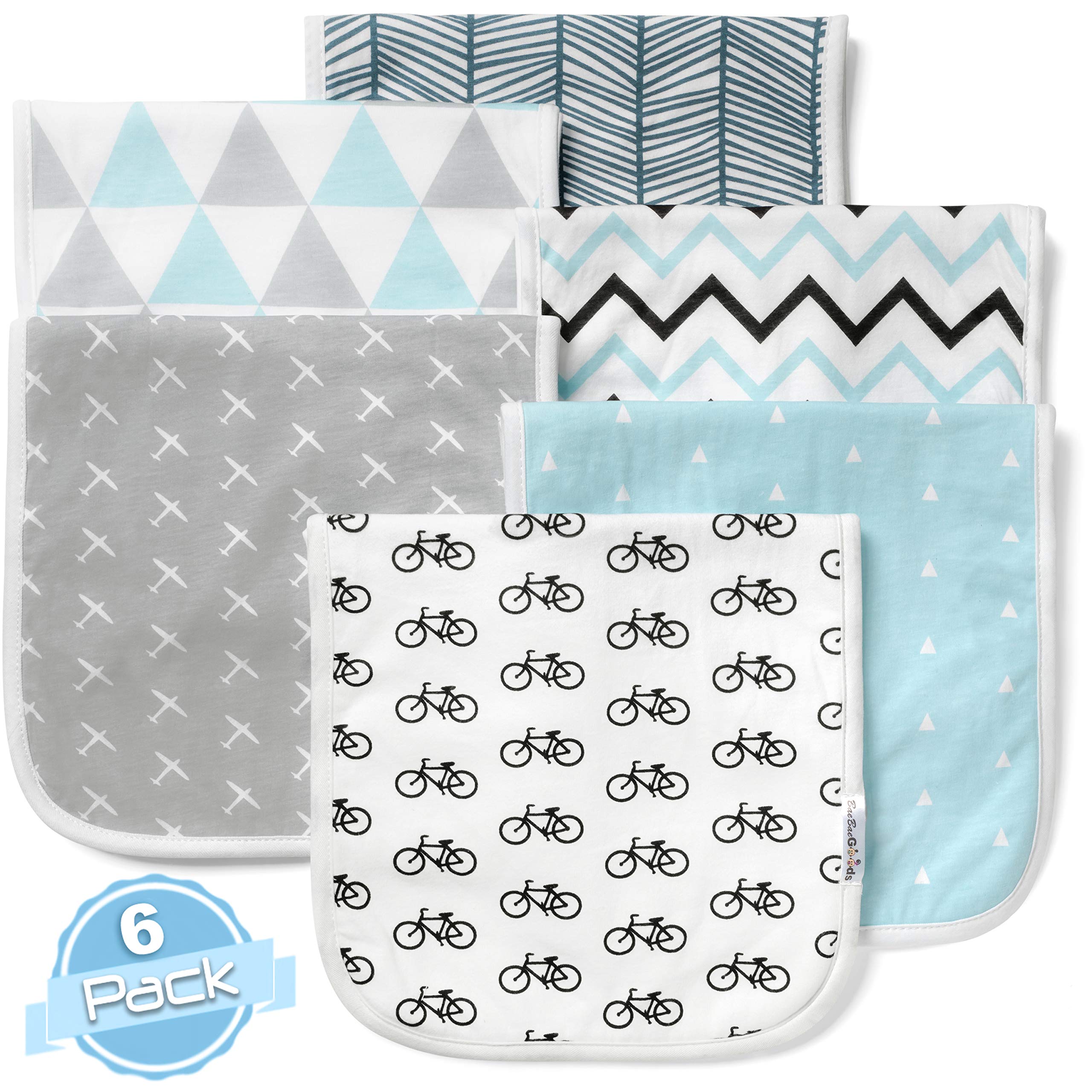 Amazon.com: BaeBae Goods Burp Cloths for Baby Boy & Girl - Ultra ...