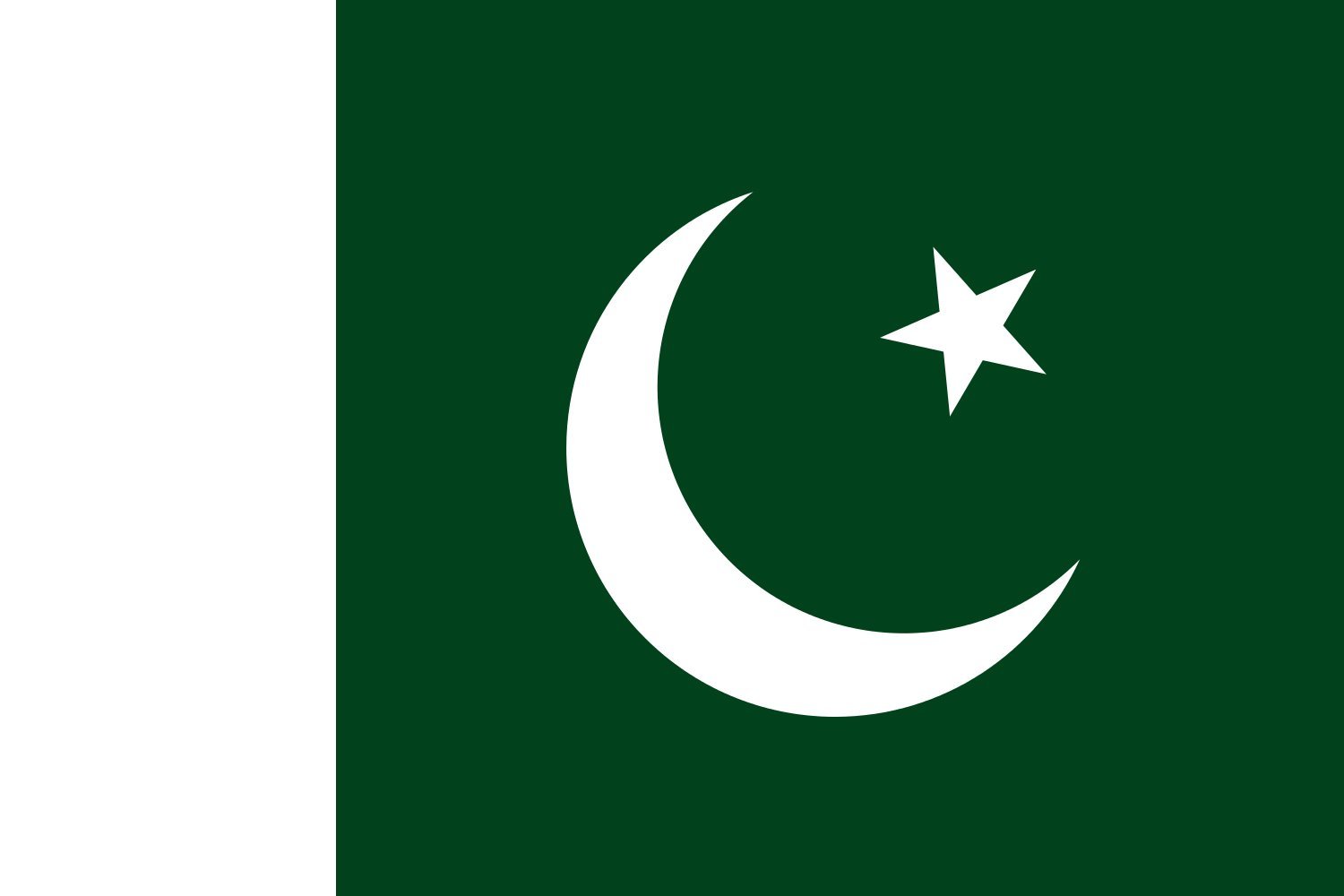 Amazon.com : magFlags XXXS Flag Pakistan | landscape flag | 0.135 ...