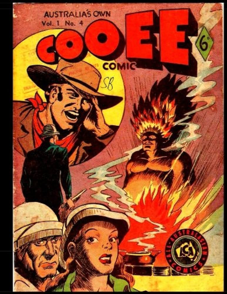 Cooee Comic #4 (b&w): Golden Age Australian Comic: Therrian, Kari ...